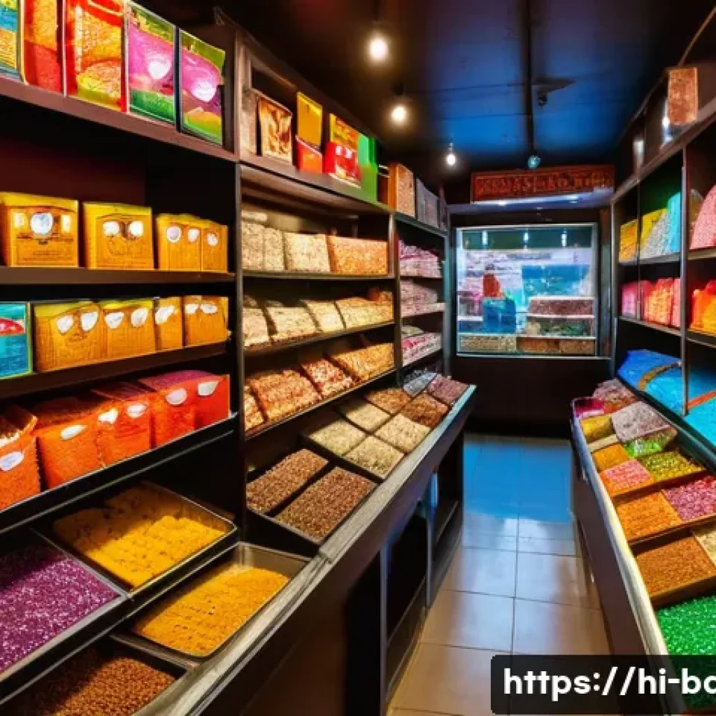 디저트 과자 가격대별 비교 - A vibrant Indian sweet shop scene showcasing a variety of budget-friendly sweets like halwa, barfi, ...