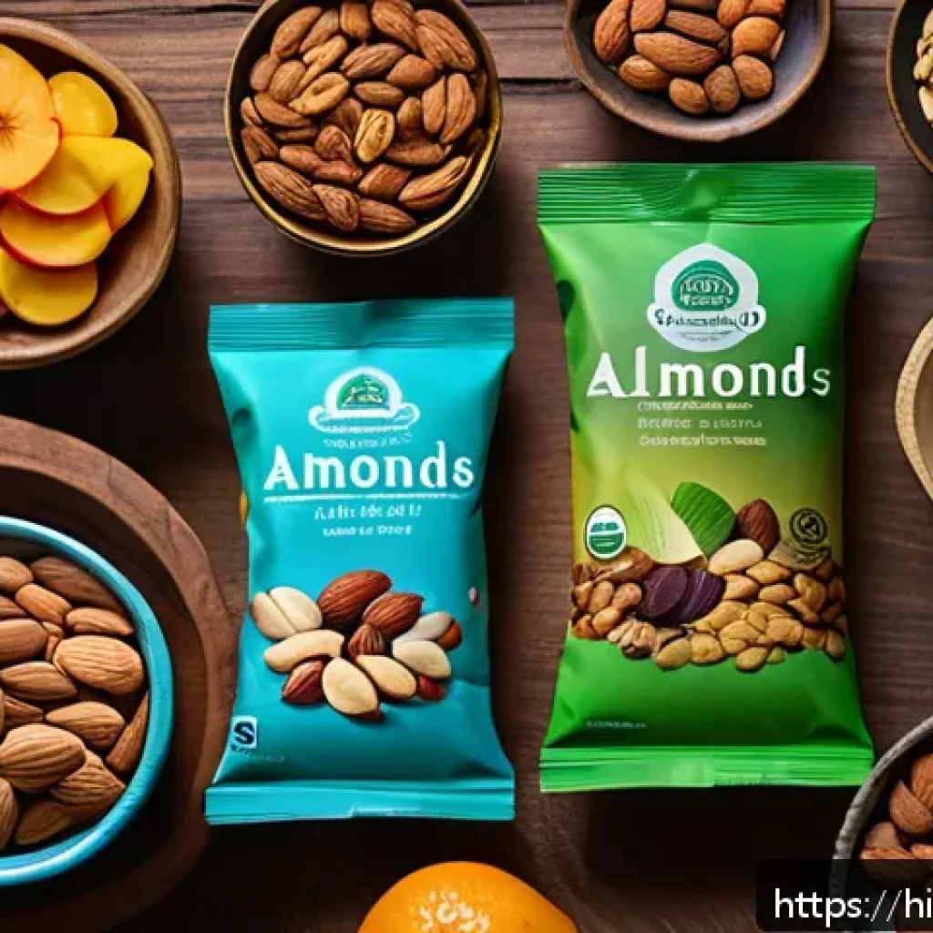 과자 가격대별 추천 - A vibrant and colorful assortment of healthy snacks for Hindi-speaking audiences, featuring a rustic...